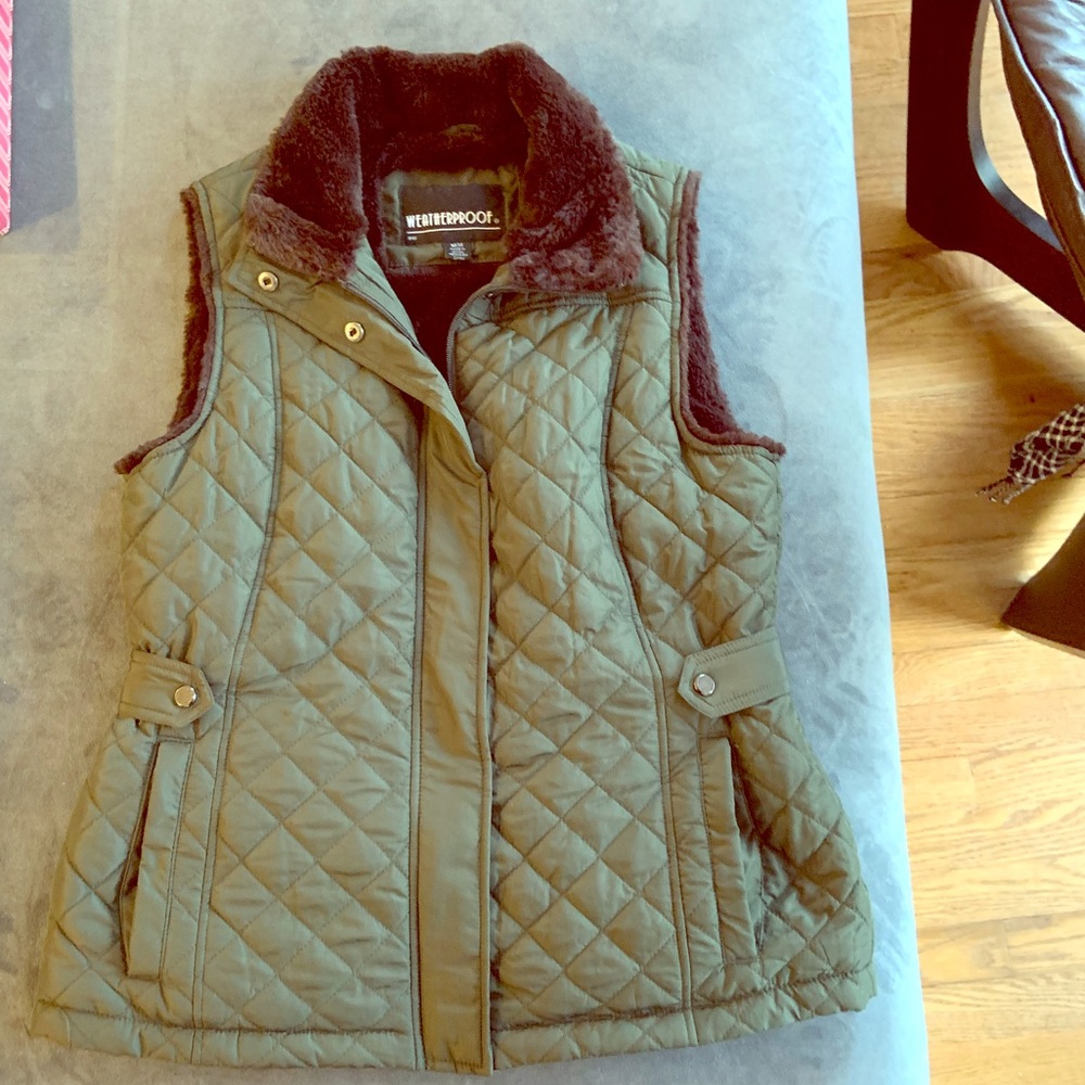 Weatherproof quilted vest